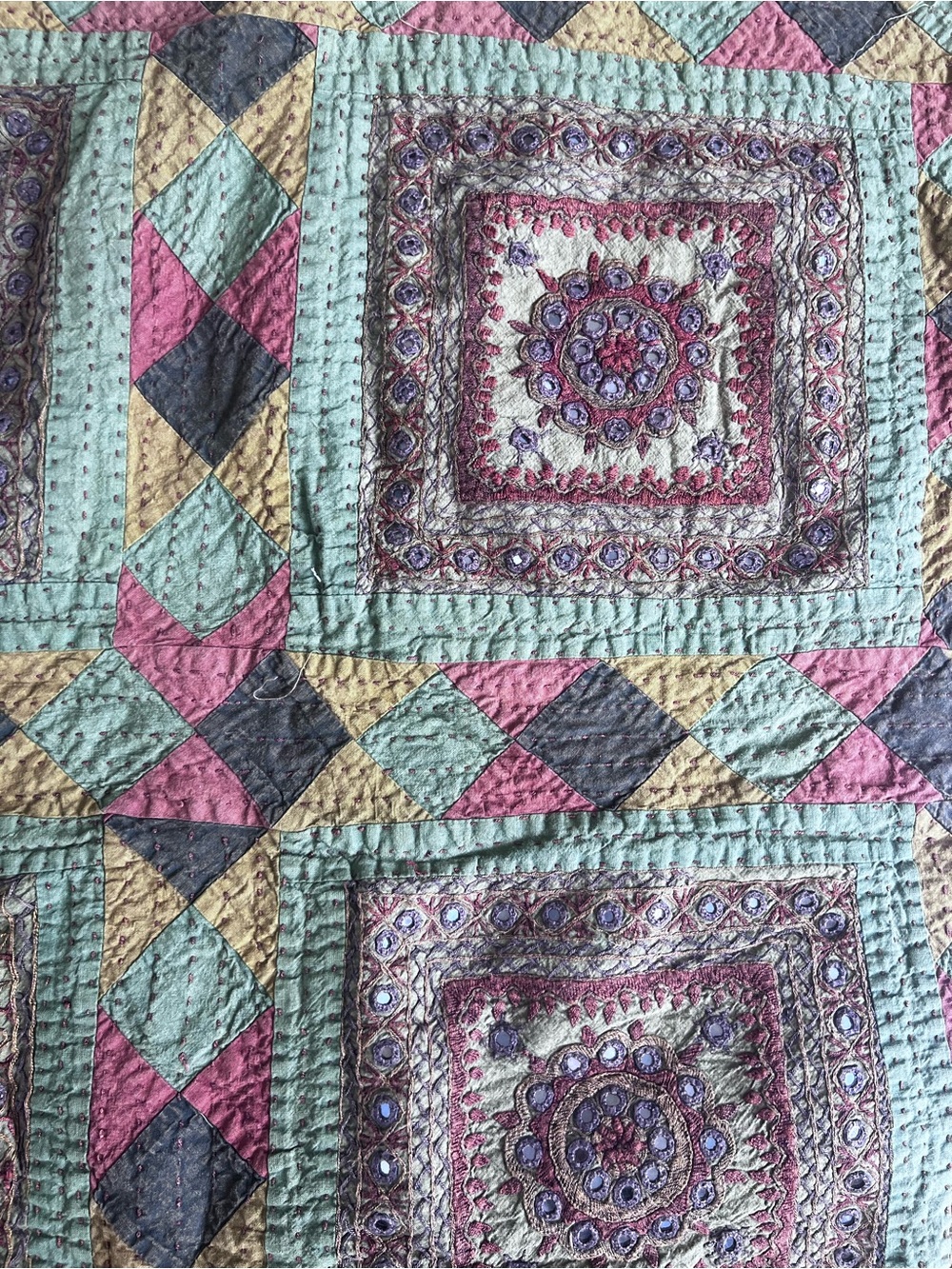 Beautiful boho quilt